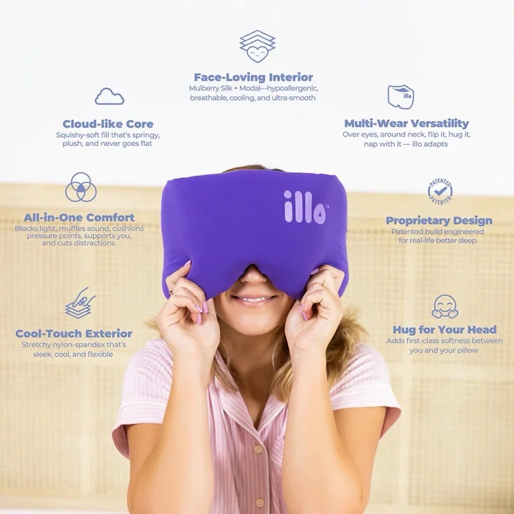 illo™ Wearable Sleep Companion Mask - NWT - Choice of Color
